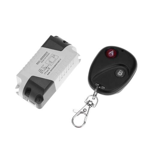 110V无线遥控开关AC85V-260V宽电压/灯具/电器开关学习码10A
