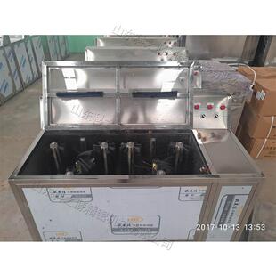 纯净水制造厂水桶清理机旋转式毛刷刷桶机小型移动式洗桶机