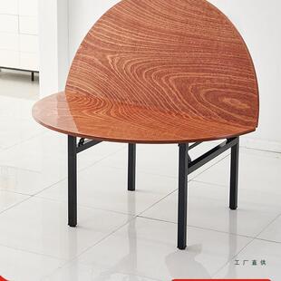 折叠圆桌面板实木桌子餐桌15人20饭桌转盘10圆形桌面酒店大圆桌面