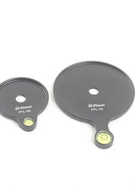 众杰FITTEST铝合金材料，三脚架外置水平仪连接盘内径76mm