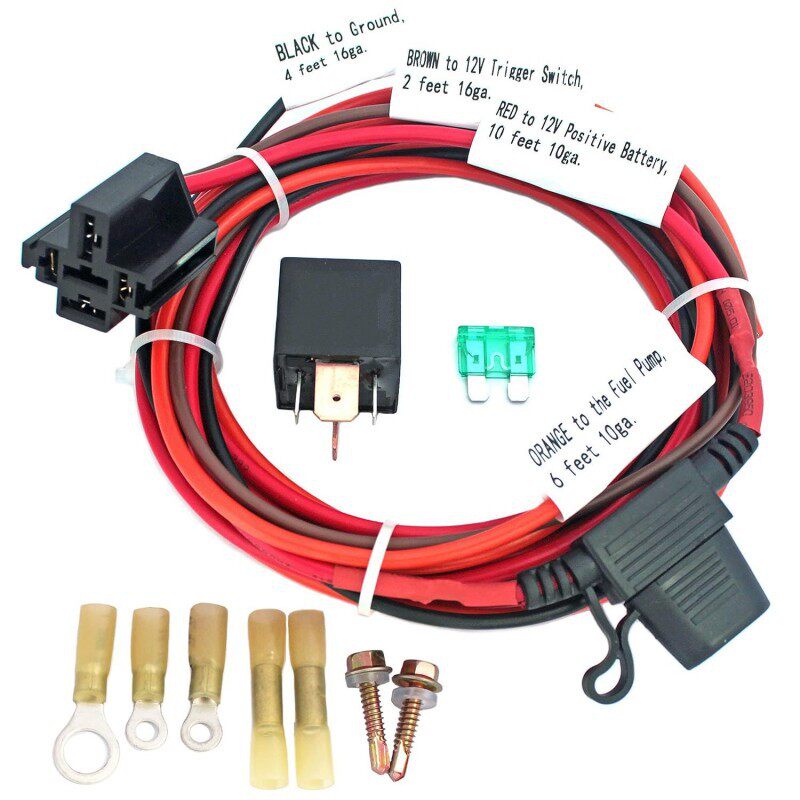 40AMP电动燃油泵继电器套件防水继电器开关套件12VP/N30247