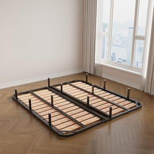 排骨架床架榻榻米加密加厚静音床板实木龙骨架支架钢架可折叠