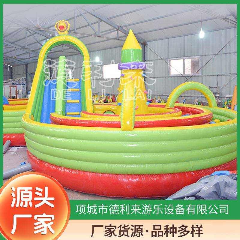 充气玩具小型儿童滑梯室外大型充气城堡蹦蹦床淘气堡跳跳床乐园