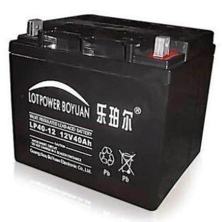 乐珀尔蓄电池LP40-1212V40AH发电厂用船舶发电船舶照明