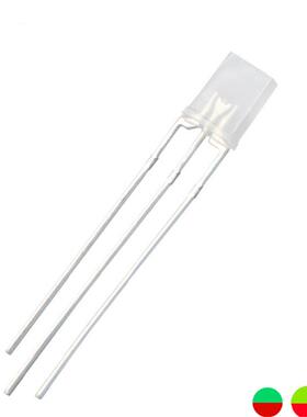 2*5*7mm红绿双色雾状共阳led发光二极管方形257红蓝双色灯珠