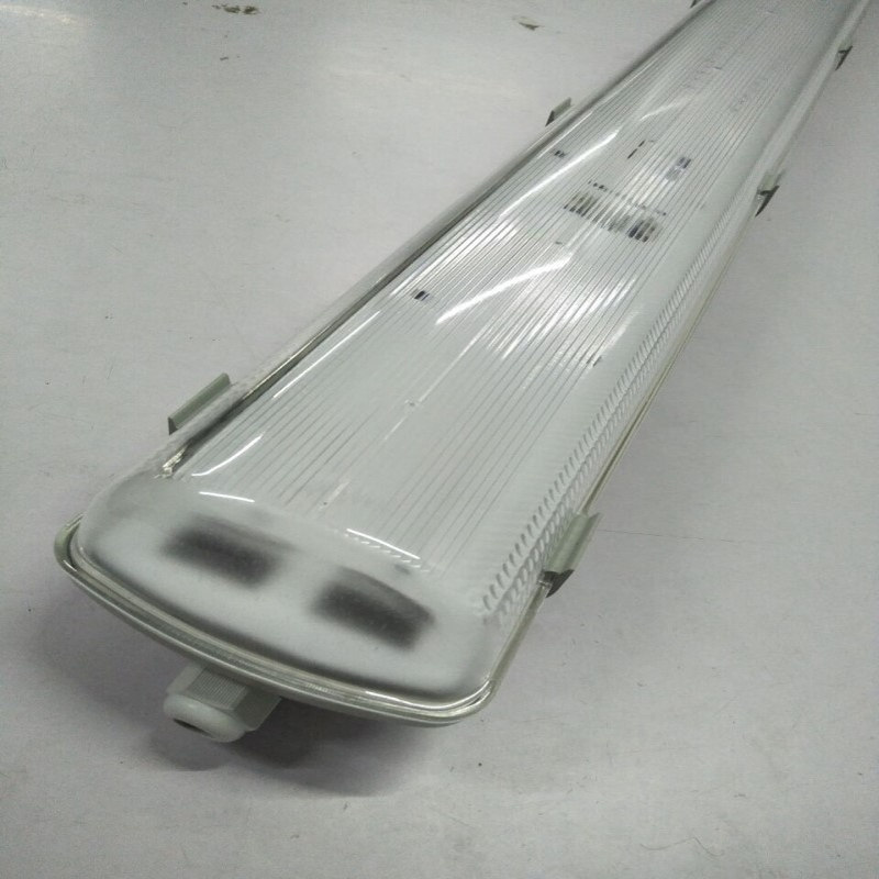 T8单支防尘支架 LED三防灯壳120CM  ABS+PS   ABS+PC