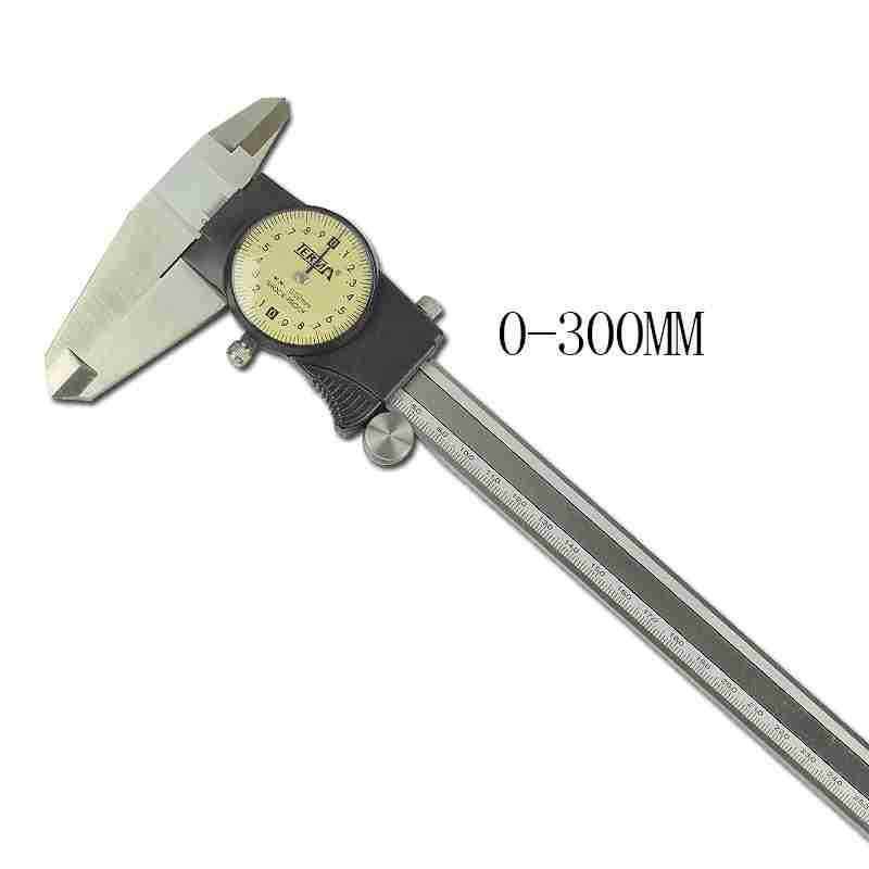 TERMA特马游标带表卡尺0-300*0.02mm游标带表卡尺CB210-300
