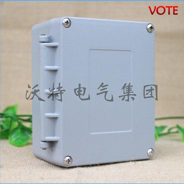 115*90*60合页铸铝防水盒 带铰链密封金属防水盒 铝制防水接线盒