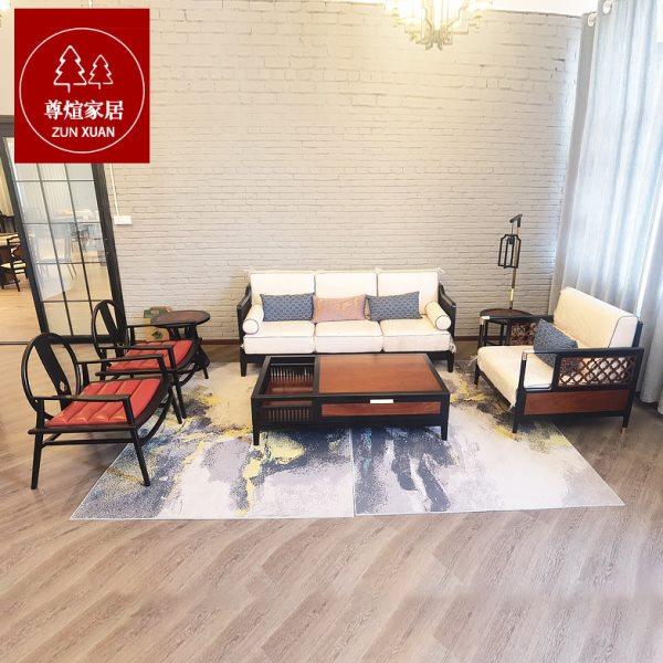 东方荟新中式刺猬紫檀苏梨江南别院红木客厅沙发茶几现代轻奢家具,住宅家具,红木沙发,淘宝优惠券,粉丝福利购,淘宝优惠卷