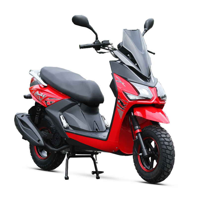 出口东南亚路霸虎150cc踏板摩托车 省油越野外卖燃油助力整车