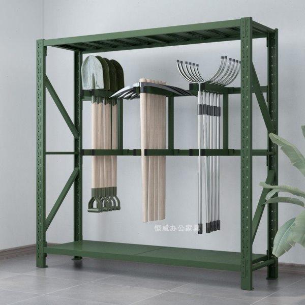 恒威锹镐架铁锹铁锨农用工具架绿色盾牌货架装备库物资器材存放架,商业/办公家具,仓储货架,淘宝优惠券,粉丝福利购,淘宝优惠卷