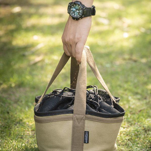 柯曼野餐锅具收纳包珍珠棉布防碰撞大容量户外野餐多用手提工具包,户外/登山/野营/旅行用品,露营灯收纳包,淘宝优惠券,粉丝福利购,淘宝优惠卷