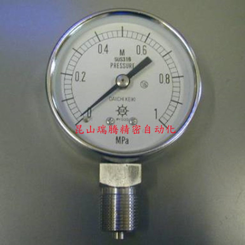 AMT-G3/8-60X1MPa-SUS316一计器DK不锈钢压力表DAIICHI_KEIKI