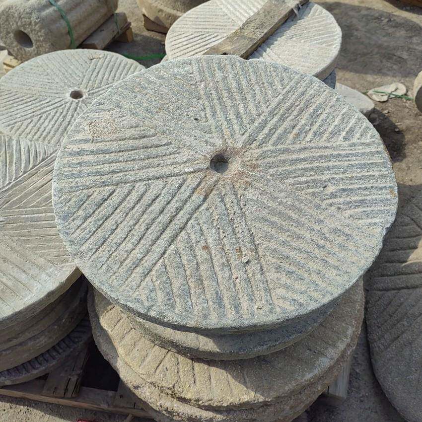 家用石磨碾子石头踏步石老旧石器打糍粑做旧磨盘景区公园现货