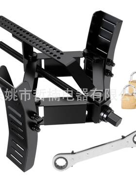 Y116房车汽车重金属可旋转锁胎器黑色金属阻胎器锁车器2只装