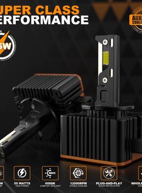 新款V31LEDD系列汽车大灯D1SD2SD3S3铜管超亮大灯D4SD8现货