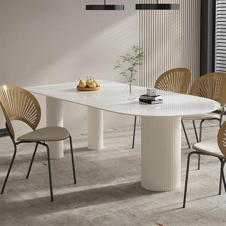 北欧简约岩板餐桌设计师大小户型家用靠墙岛台纯白餐厅吃饭桌子,节庆用品/礼品,新娘配件,淘宝优惠券,粉丝福利购,淘宝优惠卷