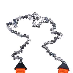 求生链锯野营口袋链锯园林工具24寸33齿户外折叠便携迷你手拉锯