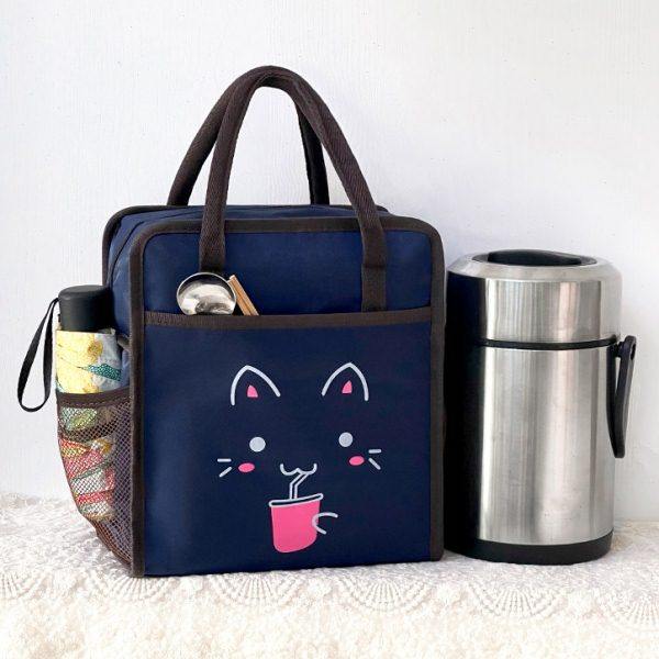 防水大容量手提便当包上班带饭包铝箔保温袋简约饭袋外出饭盒收纳,收纳整理,便当包,淘宝优惠券,粉丝福利购,淘宝优惠卷