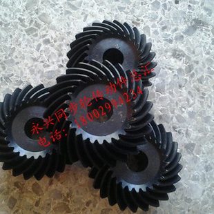 锥伞齿轮 2模25齿 螺旋伞齿轮 机床螺旋伞齿轮M2 25T配套90度