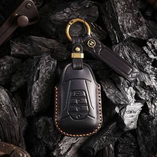 复古钥匙套适用于23款江西五十铃D-MAX新dmax汽车全包皮卡真皮壳