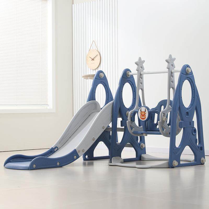 大火箭儿童滑滑梯室内外家用加高扶手宝宝婴幼儿滑梯秋千组合乐园