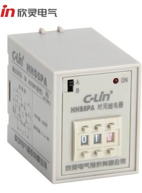 欣灵HHS5PA数字式时间继电器ST3P升级款多功能通电延时型AC220V