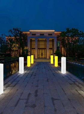 LED方柱灯婚庆路引广告防水立柱灯户外景观装饰创意发光柱子灯