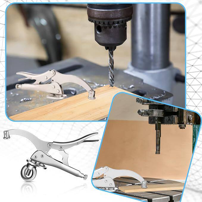 台钻夹焊接夹钻头压配件按压工具2pc bench drill clamp