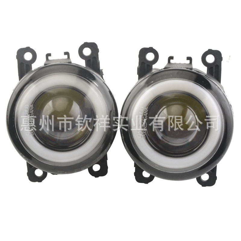 适用于东风标致雾灯30730820720083008改装LED透镜雾灯日行灯