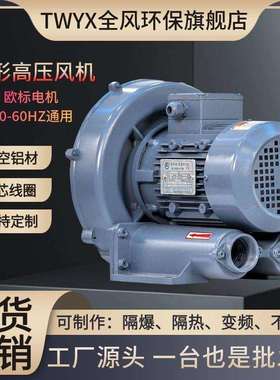 RB-400环形旋涡风机0.4KW耐高温防腐蚀特殊气体输送防腐防爆风机