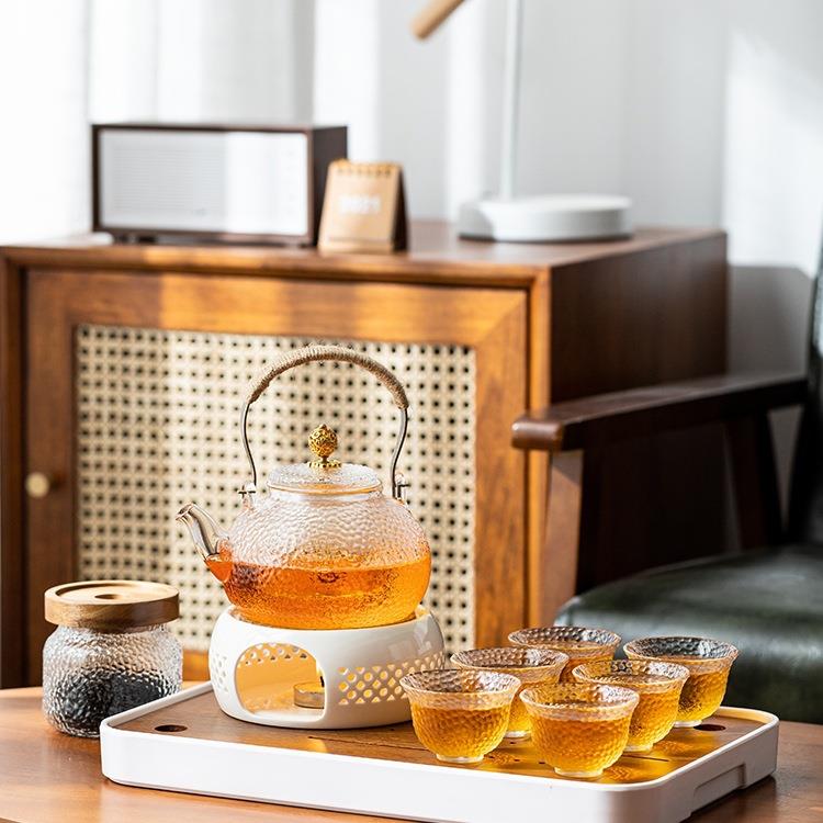 下午茶茶具套装养生花茶壶蜡烛煮茶烛台可加热酒店花草水果泡茶壶
