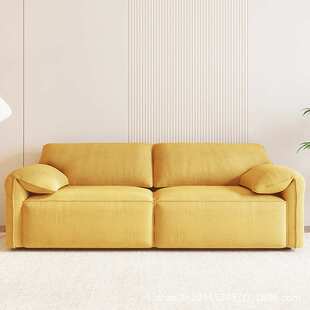 现代简约电动一字型沙发小户型客厅多功能零靠墙可伸缩沙发床两用