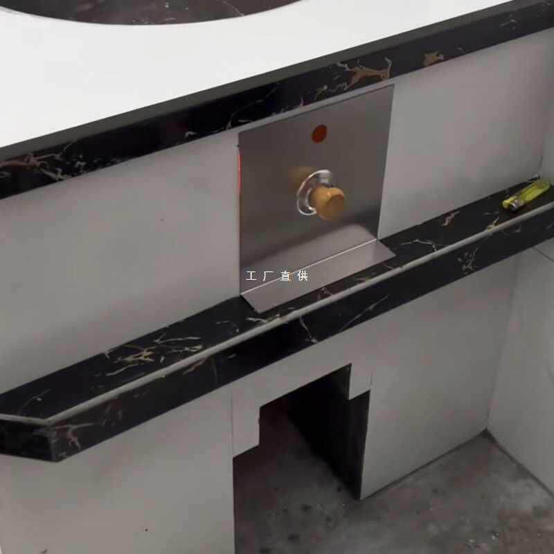 特厚柴火灶不锈钢门挡风板挡火放火板隔板可定制