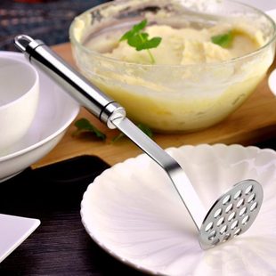 土豆泥工具304不锈钢宝宝辅食捣碎家用熟南瓜红薯碾碎工具压薯器