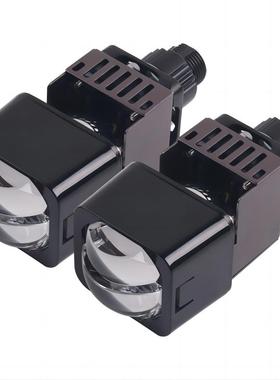 三为车灯SANVI新款M2+1.5寸矩阵41W6000KLED双光透镜大灯升级