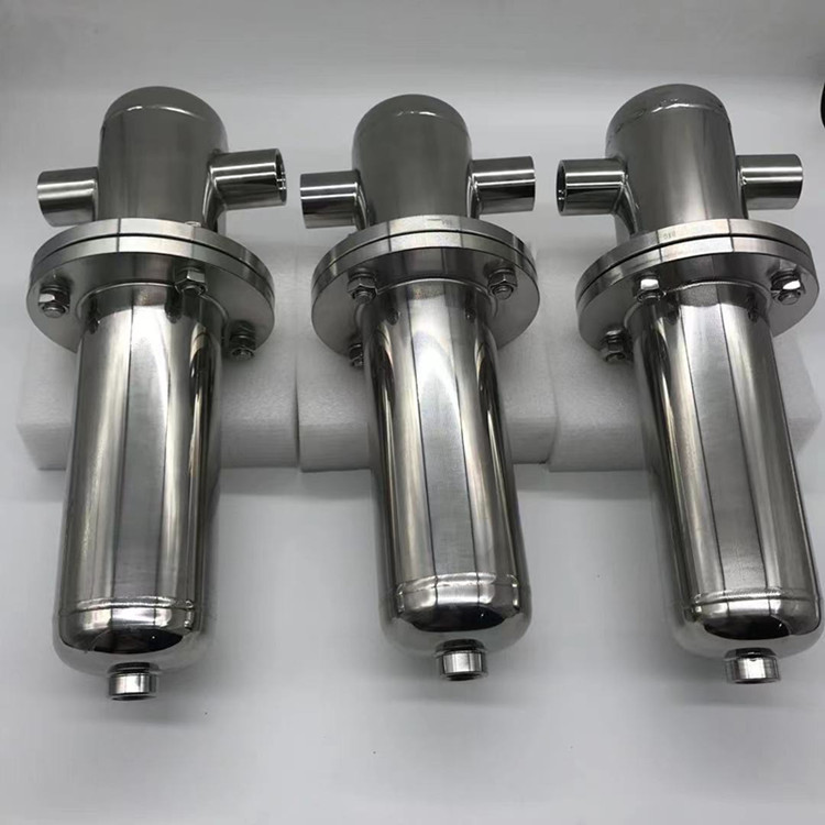 304不锈钢3立方过滤器压缩空气水分离器离心式反冲洗