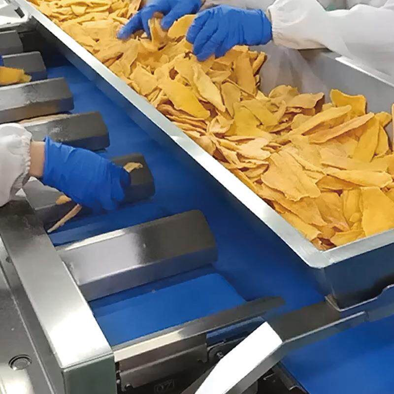 果半自动自芒果干配重秤人工料半动组合秤放蔬海鲜配皮带组合重称
