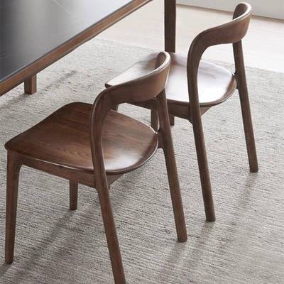 全实木餐椅北欧白蜡木靠背书桌椅家用休闲椅现代简约餐厅吃饭椅子