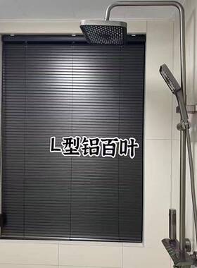 免打孔百叶窗帘厂型Z型办公室玻璃隔断遮光防水卫生间2024飘窗