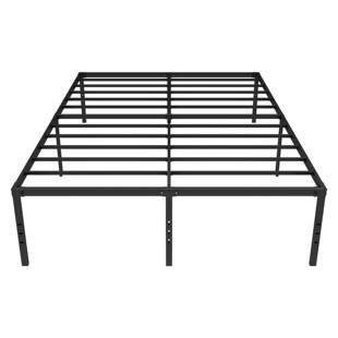 铁艺床金属铁架床1米5单人折叠床双人床1米8卧室公寓铁床钢架