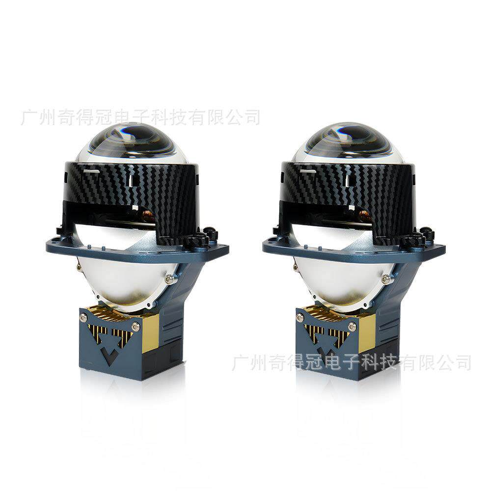 供应K01汽车led大灯双光直射透镜大灯远近光一体灯泡改装车灯