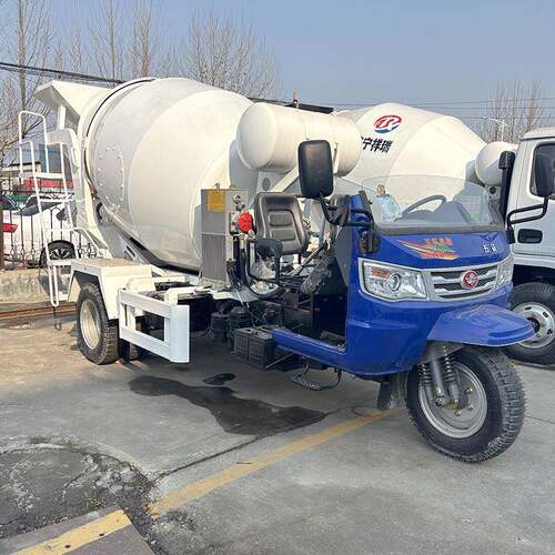 小型混凝搅车厂家 工地用全自动土商砼运罐车输 五征三轮搅784拌