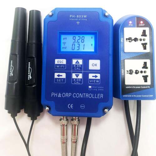 智WIF OR能P水质PH-80W笔出口新款制器电极式PH点污染控源在线PH-