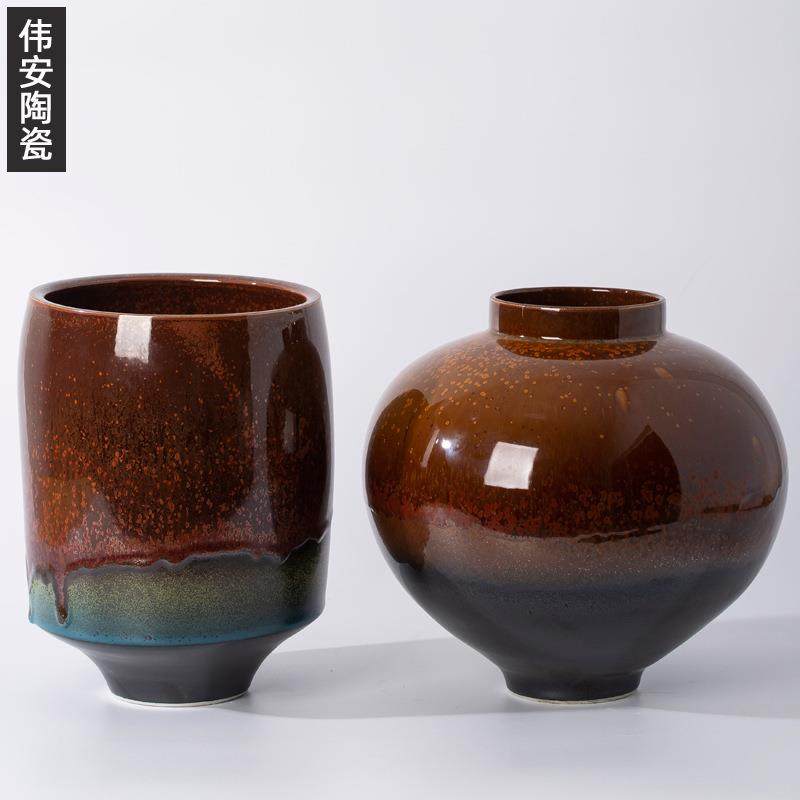 新中式陶瓷花瓶套装工艺品摆设样板间客厅电视柜餐厅插花花瓶摆件,鲜花速递/花卉仿真/绿植园艺,割草机/草坪机,淘宝优惠券,粉丝福利购,淘宝优惠卷