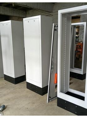 白色控制柜电气控制保护机柜前门全金属门型材玻璃门承重好低压柜