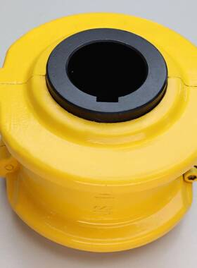 诚运传动LS国标蛇形簧联轴器铝制罩壳45号法兰齿部高频淬火