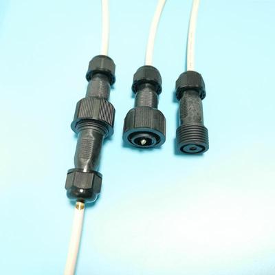 黑色护套单芯高压线40KVDC22AWG耐高压线单芯耐高压防水接头线