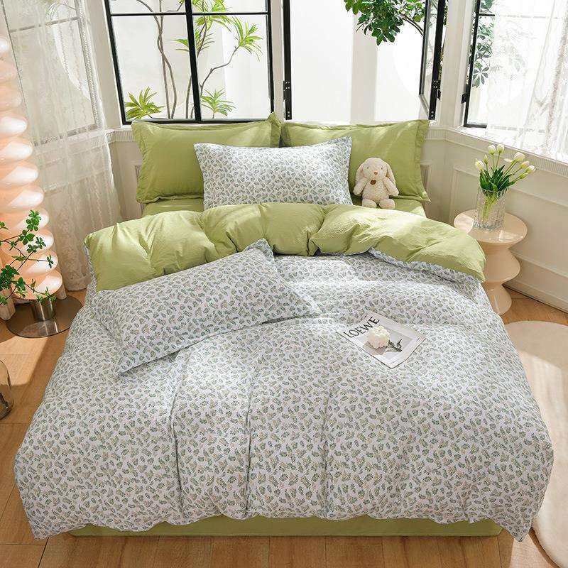 新款亲肤泡泡纱水洗棉四件套被套单人学生宿舍床单三件套床上用品,农用物资,其他肥料,淘宝优惠券,粉丝福利购,淘宝优惠卷