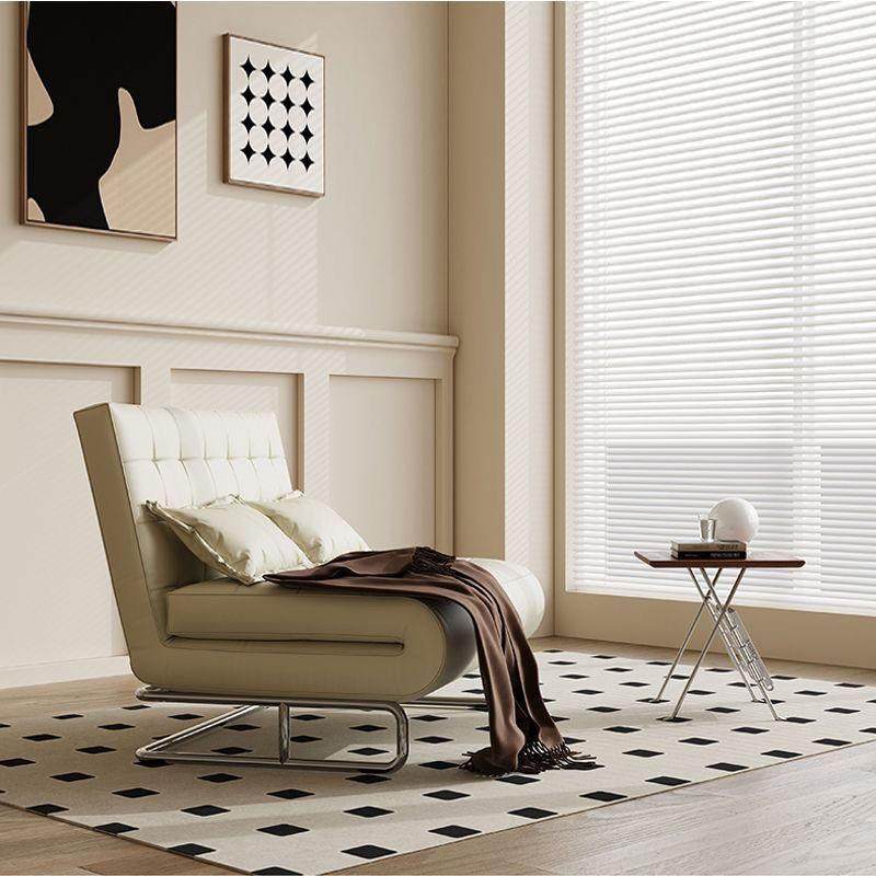 网红折叠沙发床坐卧两用单人小户型客厅卧室黑色皮艺沙发床多功能